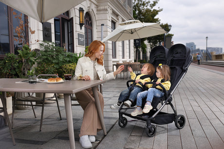 Jovikids Ayla Double Pushchair - Dawn Beige
