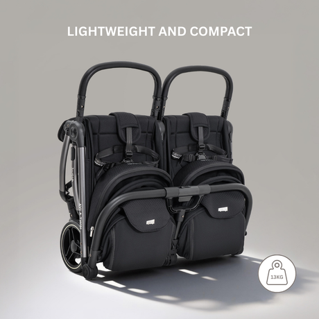 Jovikids Ayla Double Pushchair - Urban Black