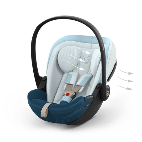 Cybex Cloud S i-Size Infant Car Seat - STYLE Opal Blue
