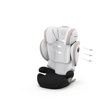 Cybex Solution S i-Size Child Car Seat - STYLE Off White