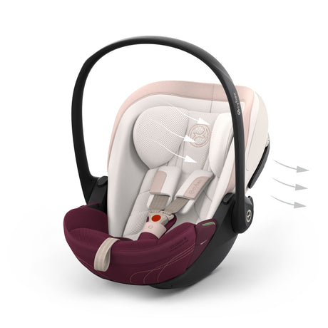 Cybex Cloud S i-Size Infant Car Seat - STYLE Quartz Pink