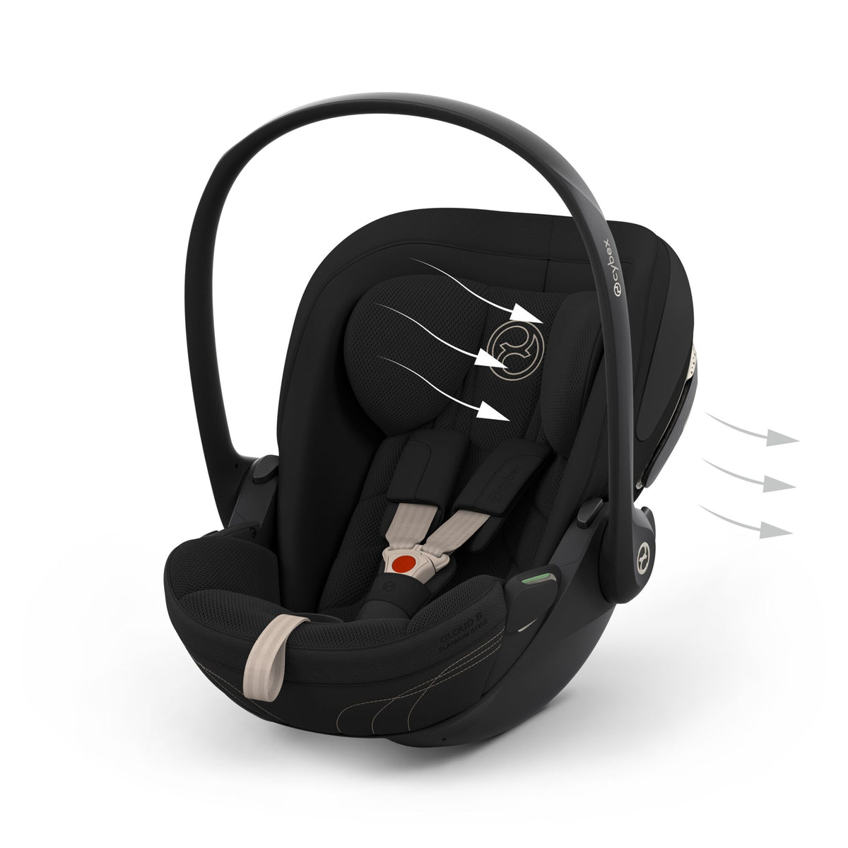 Cybex Cloud S i-Size Infant Car Seat - STYLE Sepia Black