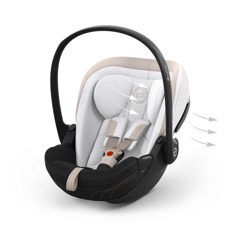 Cybex Cloud S i-Size Infant Car Seat - STYLE Off White