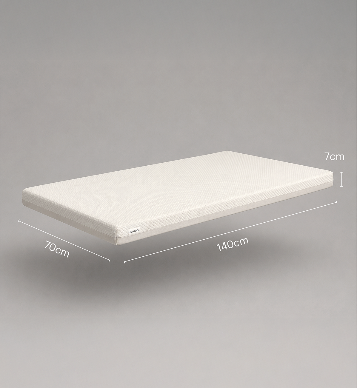 CuddleCo Lullaby Foam Cot Bed Mattress - 140 x 70cm