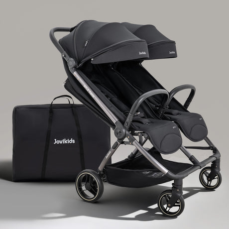 Jovikids Ayla Double Pushchair - Urban Black