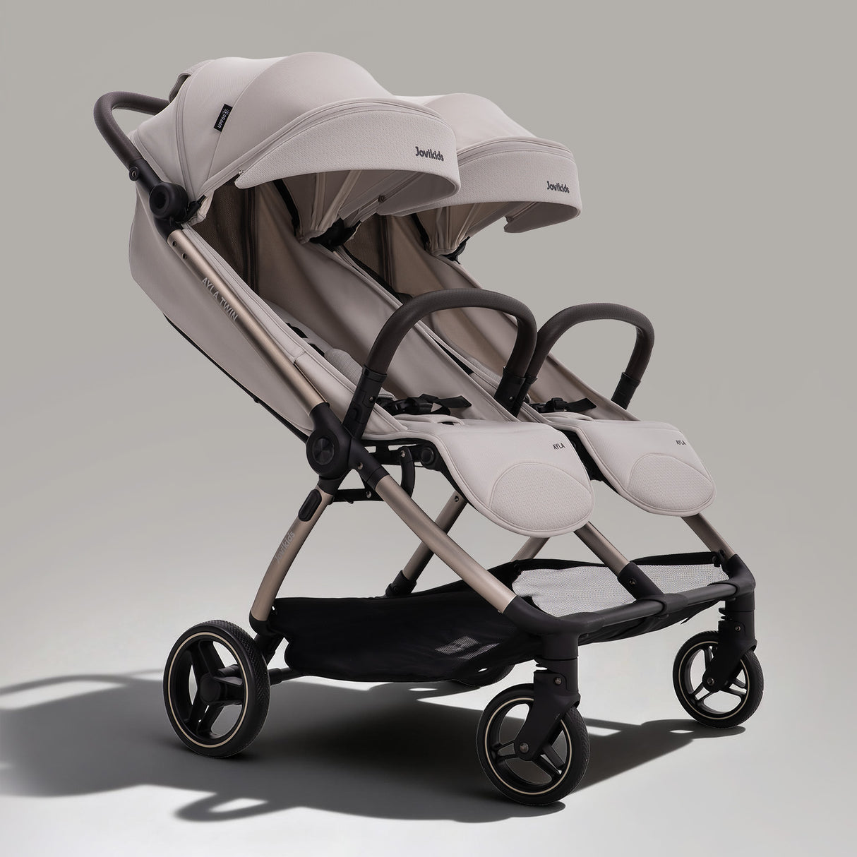 Jovikids Ayla Double Pushchair - Dawn Beige