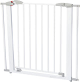 Clippasafe 73-96cm x H76.5cm White Metal Pressure Fit Safety Stair Gate