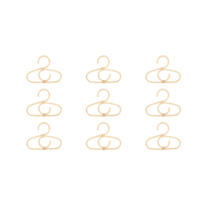 CuddleCo Aria Hangers 9 Pack - Rattan