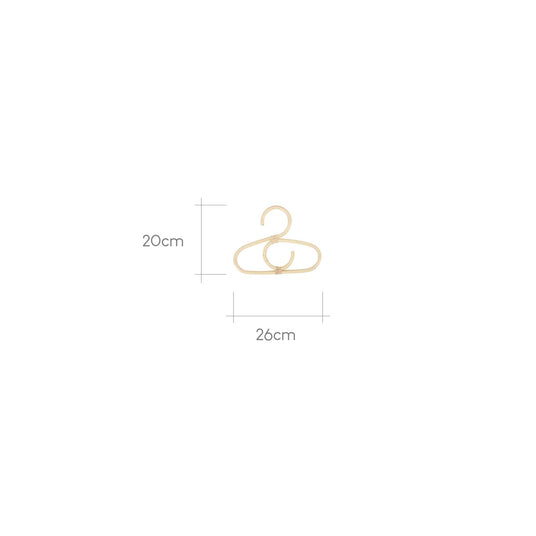 CuddleCo Aria Hangers 9 Pack - Rattan