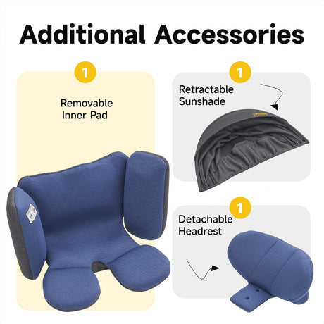 Jovikids Ranger Rotating Car Seat - Blue