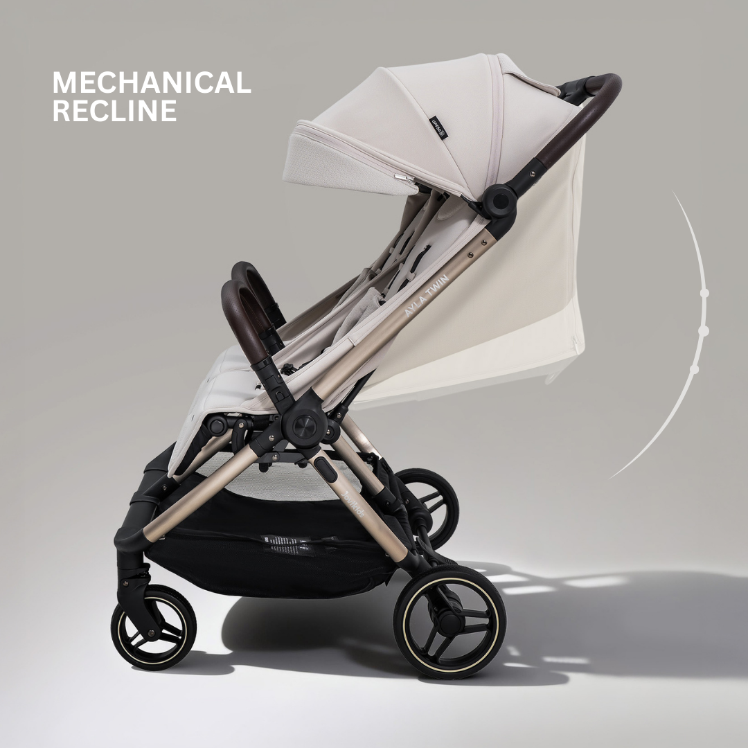 Jovikids Ayla Double Pushchair - Dawn Beige
