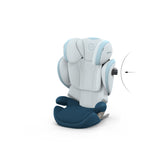 Cybex Solution S i-Size Child Car Seat - STYLE Opal Blue