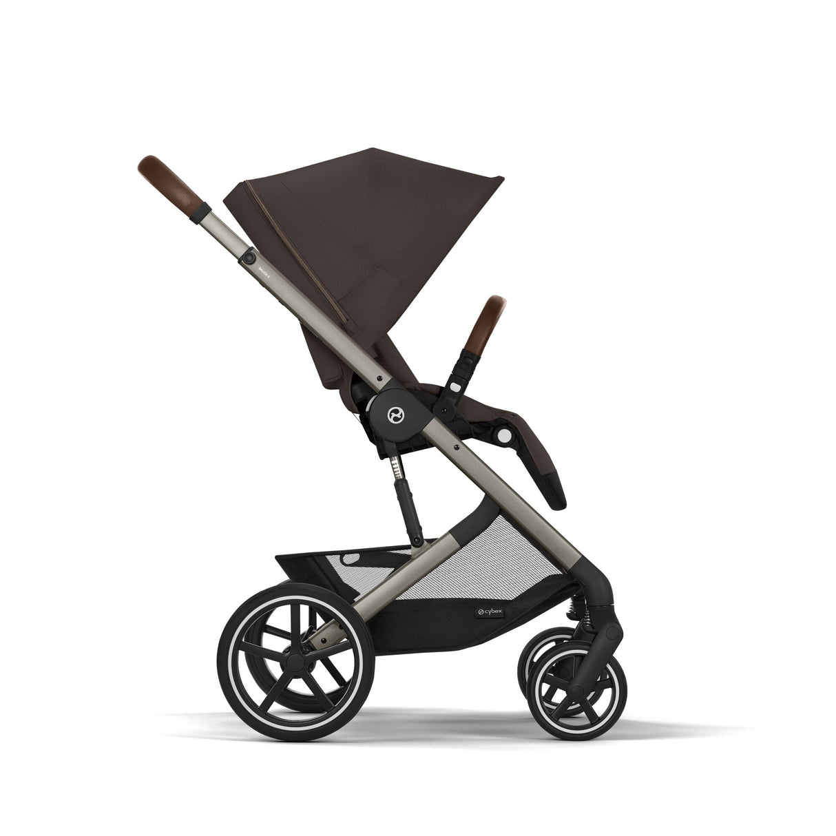 Cybex Balios S Lux Travel System with Cloud G & ISOFIX Base - Chocolate Brown