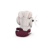 Cybex Solution S i-Size Child Car Seat - STYLE Quartz Pink
