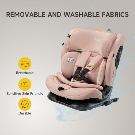 Jovikids Rober+ Folding High Back Booster - Rosewood