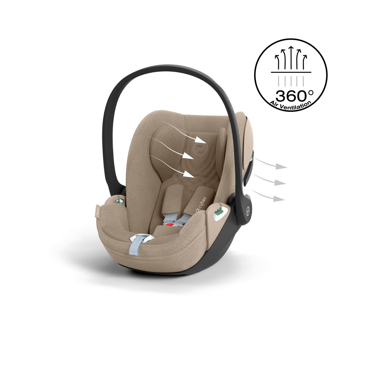 Cybex ePriam 2026 Birth & Beyond Bundle with Cloud T, Sirona T & ISOFIX Base - Matt Black/Cozy Beige