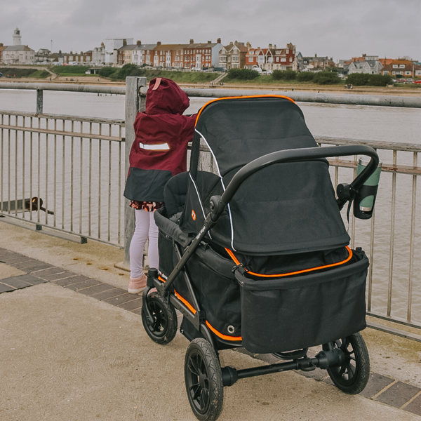 Out N About Nipper Stroller Wagon V6 - Summit Black