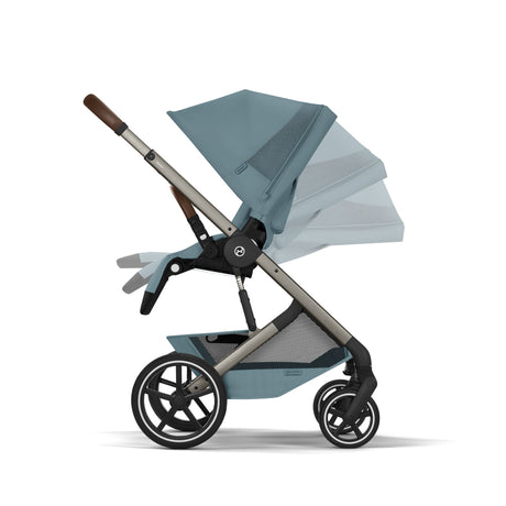 Cybex Balios 2026 Foldable Carrycot Accessory Bundle  - Stormy Blue