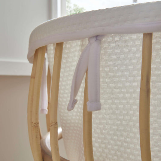 CuddleCo Aria Crib - Rattan