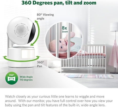 LeapFrog LF915HD 5″ Video Baby Monitor with Colour Night Vision