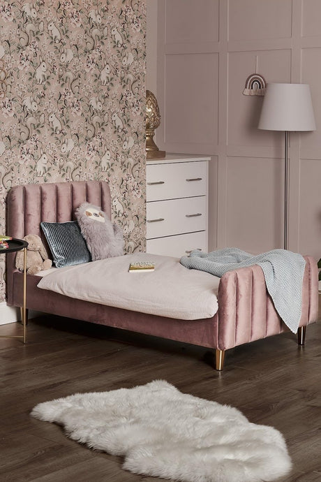 Obaby Gatsby Toddler Bed - Velvet Pink