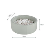 CuddleCo Ball Pit with Balls - Sea Salt