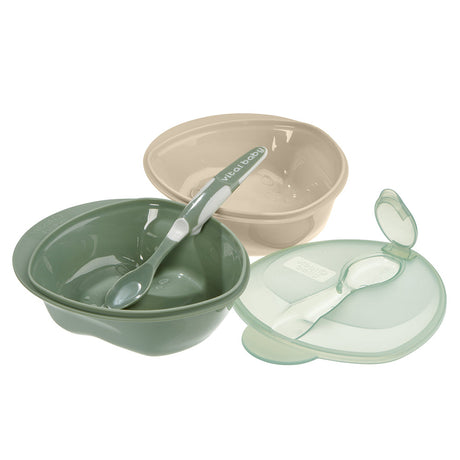Vital Baby Scoop Travel Feeding Set - Natural Moss