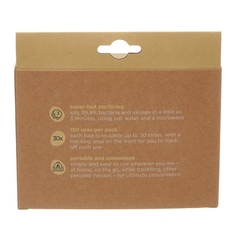 Vital Baby Microwave Sterilising Bags - 5 Pack
