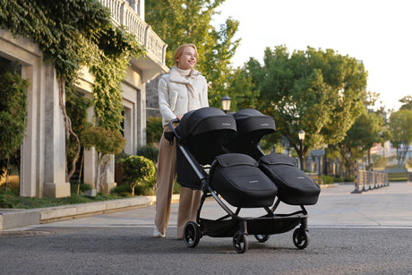 Jovikids Ayla Double Pushchair - Dawn Beige