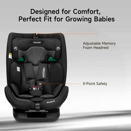 Welldon Encore Pro Car Seat - Ebony