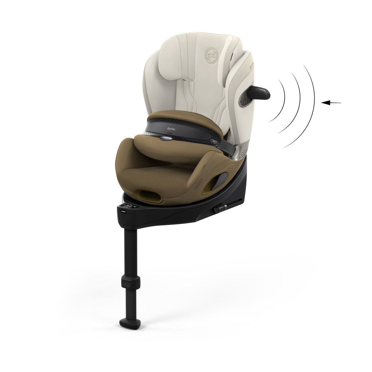 Cybex Anoris Si i-Size Airbag Car Seat with ISOFIX Base -  STYLE Jade Green