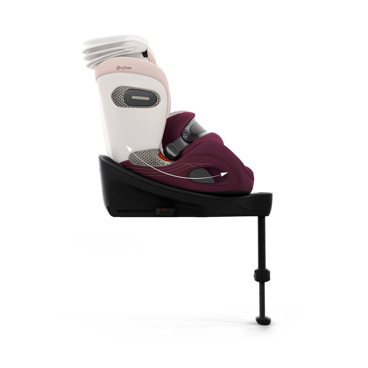Cybex Anoris S i-Size Air Bag Car Seat - STYLE Quartz Pink