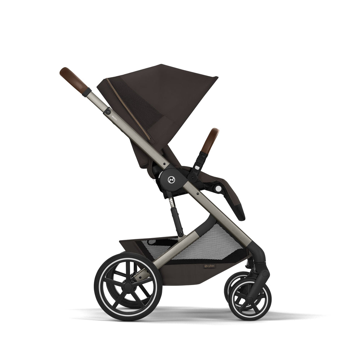 Cybex Balios 2026 with Foldable Carrycot Accessory Bundle - Chocolate Brown