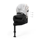 Cybex Anoris Si i-Size Airbag Car Seat with ISOFIX Base -  STYLE Off White