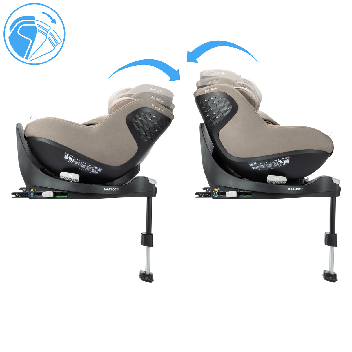 Maxi Cosi Pearl 360 PRO Car Seat - Authentic Sage Taupe