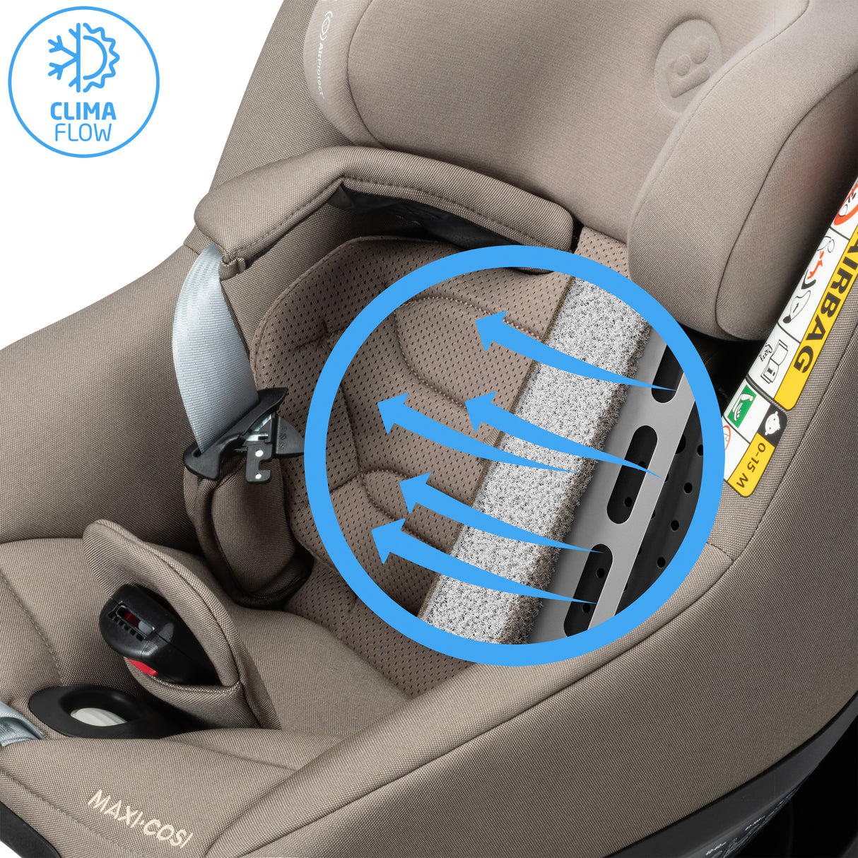 Maxi Cosi Pearl 360 PRO Car Seat - Authentic Sage Taupe