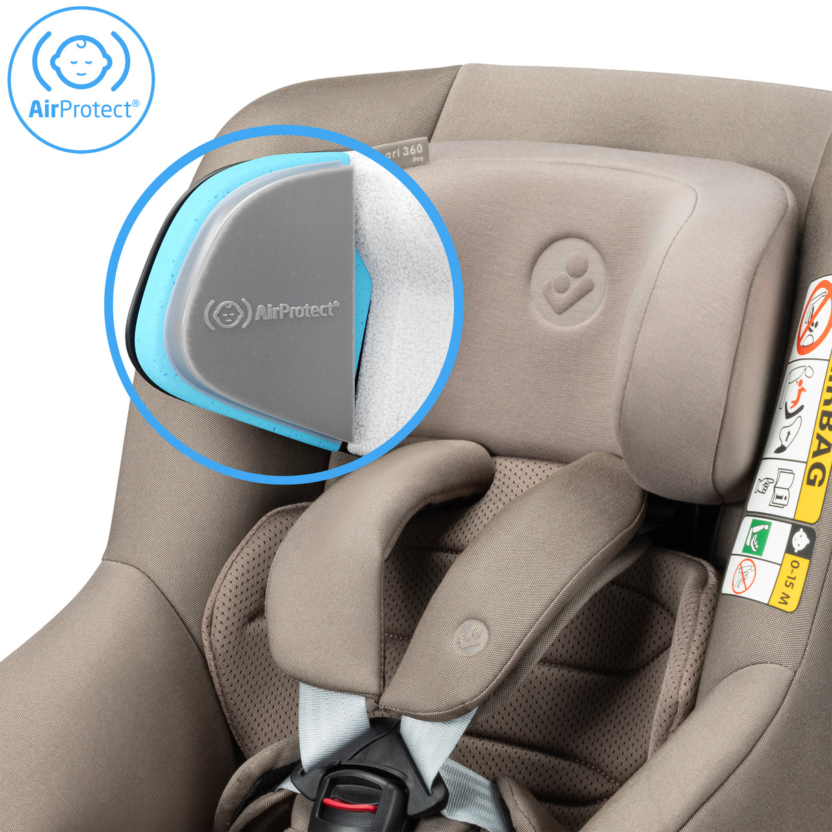 Maxi Cosi Pearl 360 PRO Car Seat - Authentic Sage Taupe