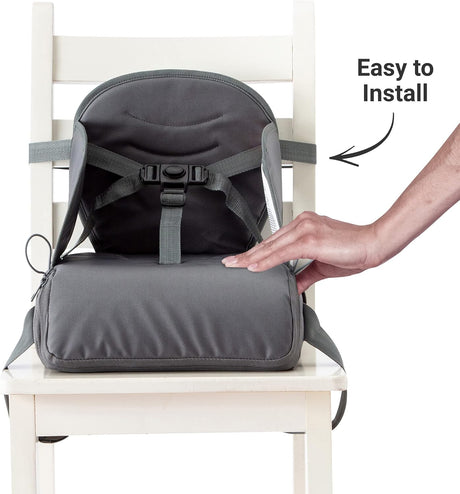 Baby to Love Travel Up Backpack Chair & Booster Seat - Anthracite