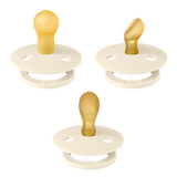 BIBS Colour Try It 3 Piece Pacifier Set - Ivory