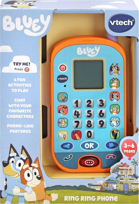 VTech Bluey Ring Ring Phone Interactive Toy
