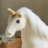 CuddleCo Standing Unicorn 90cm - Gold Dust
