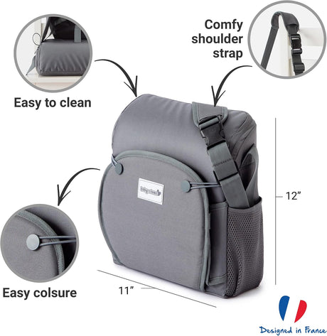 Baby to Love Travel Up Backpack Chair & Booster Seat - Anthracite