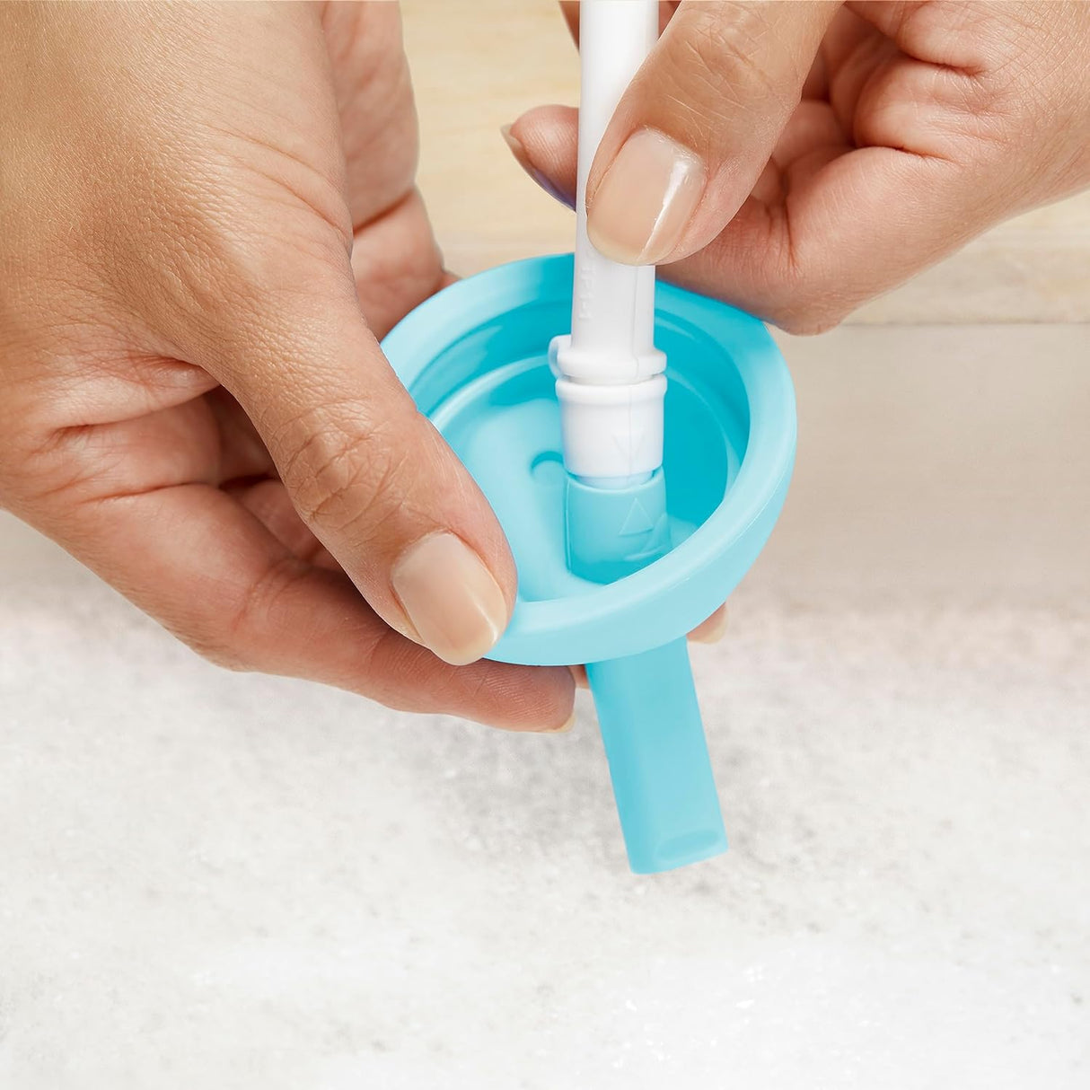 Munchkin 10oz Simple Clean Straw Cup - Blue