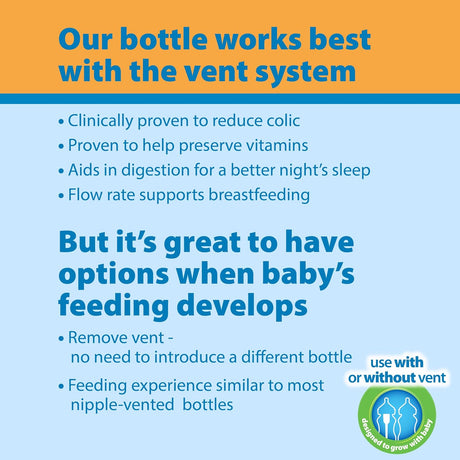 Dr Brown’s Natural Flow Options+ Anti-Colic Bottle Gift Set - Pink