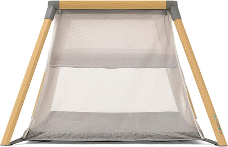 Tutti Bambini CoZee Go 3-in-1 Bassinet, Travel Cot & Playpen – Oak & Charcoal