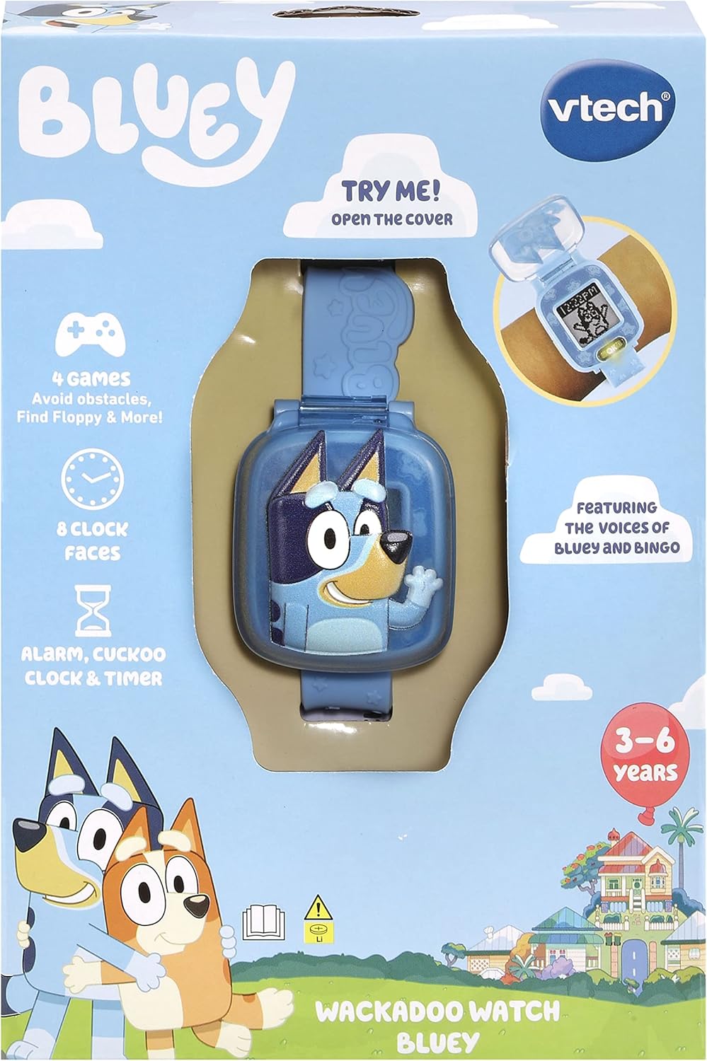VTech Bluey Wackadoo Watch Educational Toy