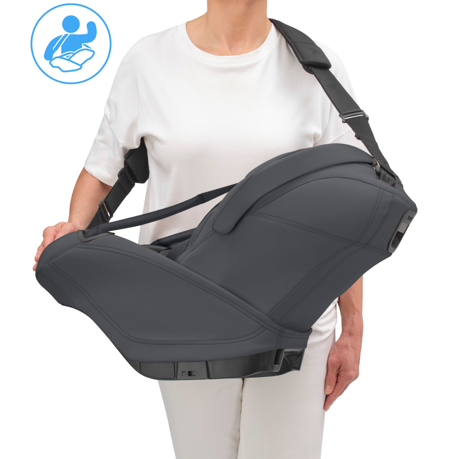 Maxi Cosi Coral Slide Pro Infant Car Seat - Moon Graphite