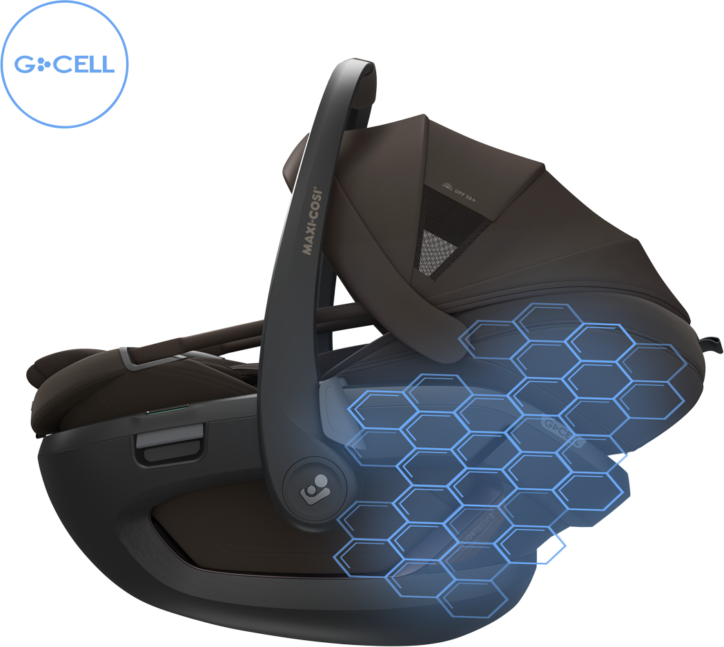 Maxi Cosi Coral Slide Pro Infant Car Seat & FamilyFix Slide Pro ISOFIX Base - Espresso Brown