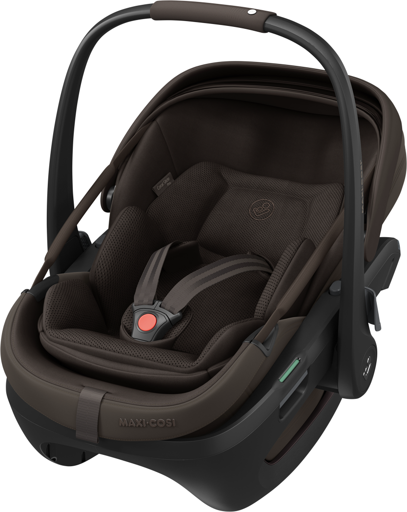 Maxi Cosi Coral Slide Pro Infant Car Seat & FamilyFix Slide Pro ISOFIX Base - Espresso Brown