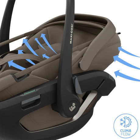 Maxi Cosi Coral Slide Pro Infant Car Seat - Oak Truffle